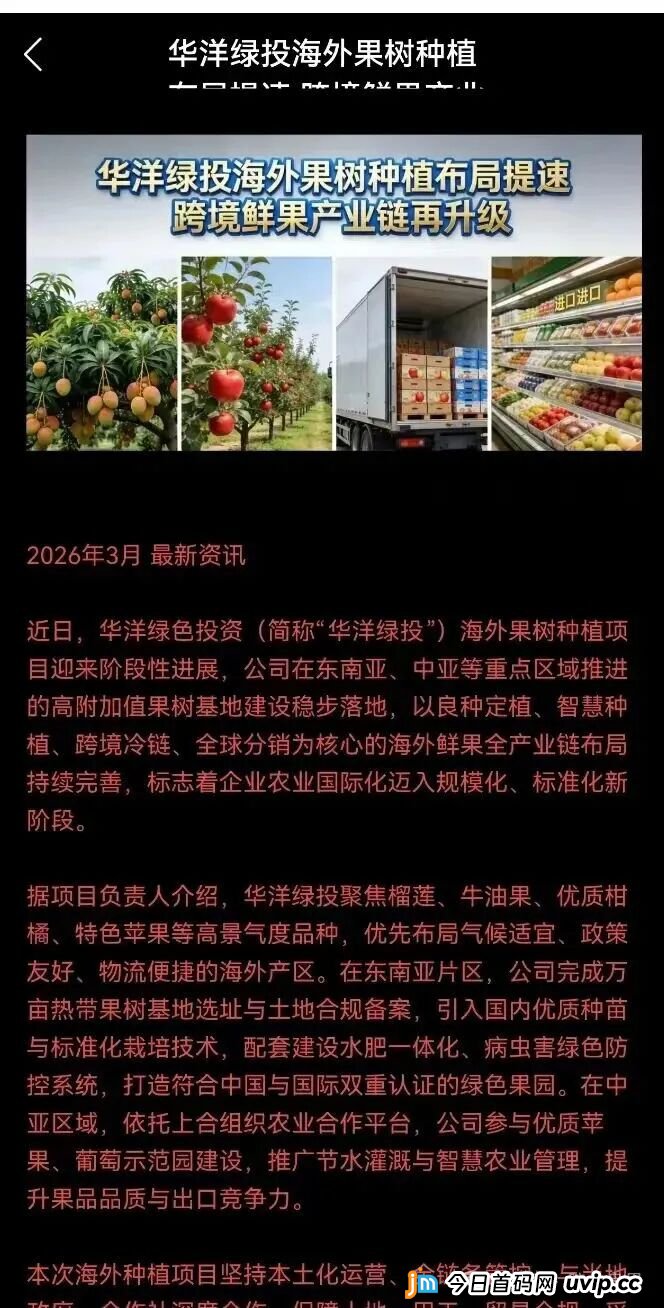 起底“华洋绿投”资金盘：年化超350%的海外种果树骗局，专坑想赚快钱的普通人(5)